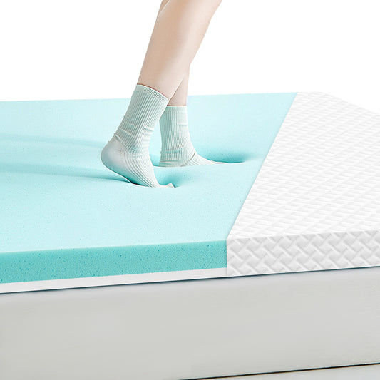 Topper Matratzentopper Gel für Komfort und Druckentlastung 7 cm hoch Bett Topper mit H2/H3 Härte