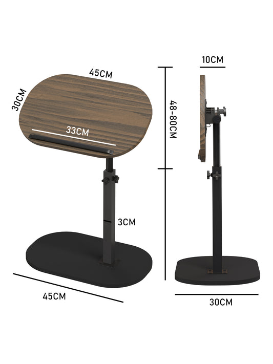Beistelltisch C Form mit 360° Drehfunktion