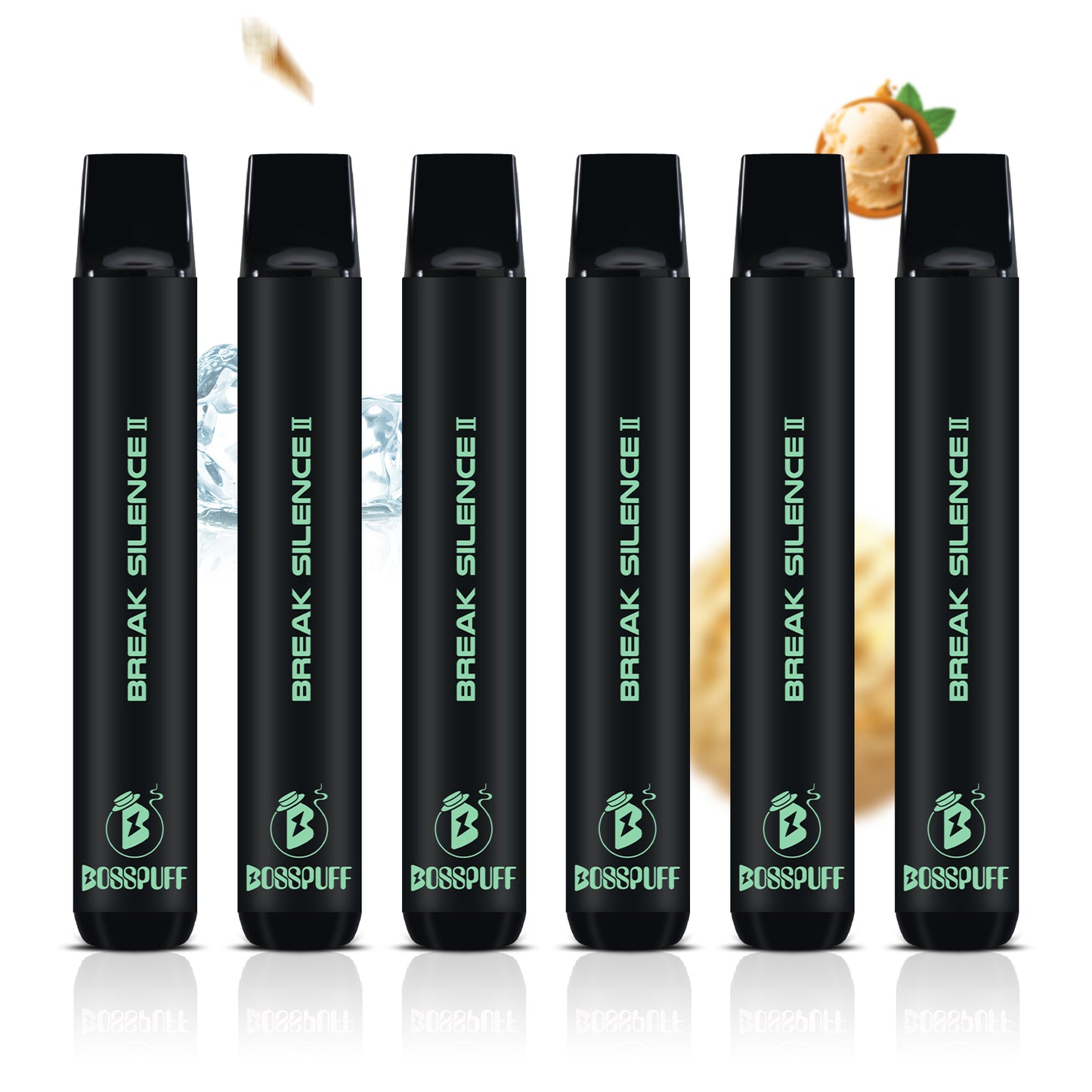 【BIG DEAL】BOSSPUFF 0% NICOTINE 600 Puff*6 pcs Disposable Electronic Cigarette