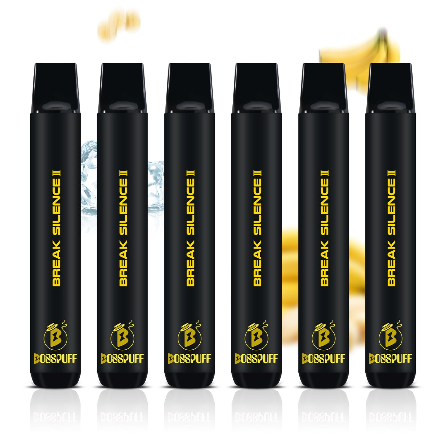 【BIG DEAL】BOSSPUFF 0% NICOTINE 600 Puff*6 pcs Disposable Electronic Cigarette