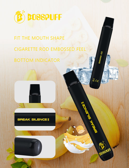 0mg/ml 600 Puff Sigaretta Elettronica Usa E Getta , Confezione Da 2